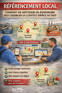 Référencement local : comment un artisan en Auvergne peut doubler sa clientèle grâce au SEO